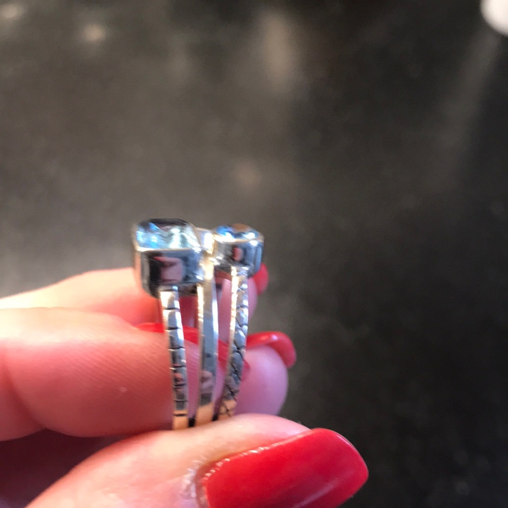Blue Topaz ring - Picture 4 of 5